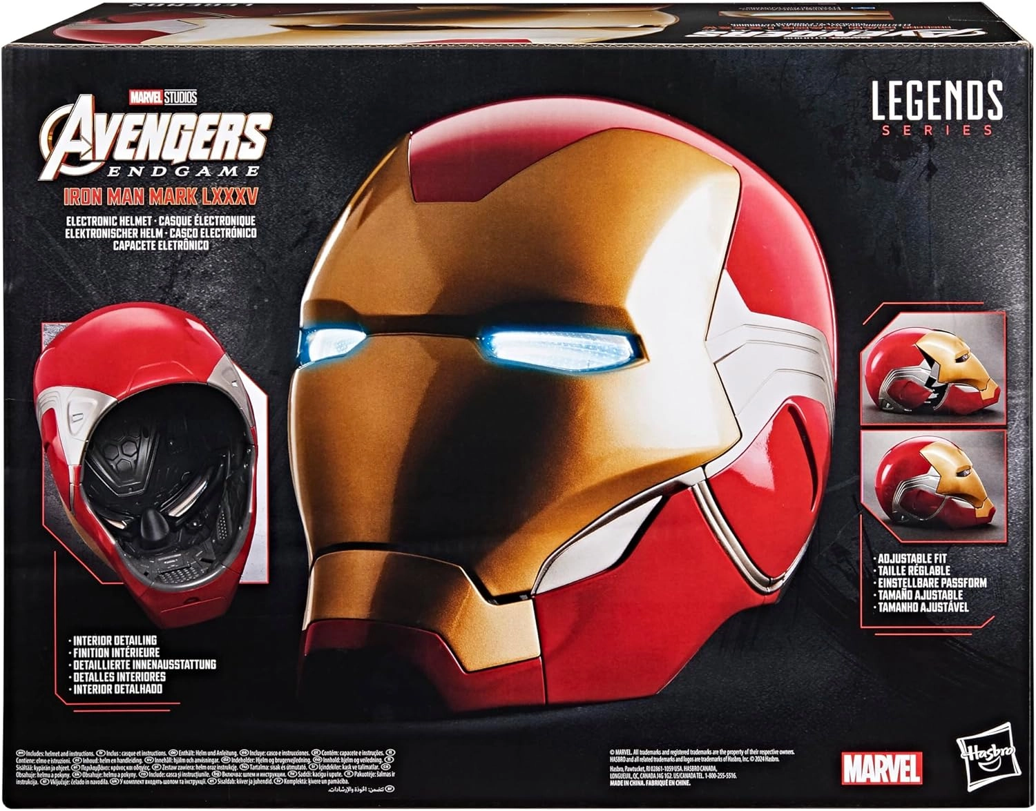 Casque Iron Man Mark 85 Électronique – Marvel Legends Hasbro (Replica Premium) - Image 3