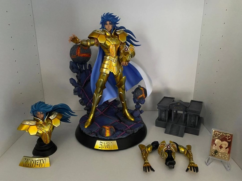 FOC Studio Saga des Gémeaux EX – Saint Seiya – Statue Résine 1/6 – Édition Limitée Numérotée – Kanon Inclus - Image 3