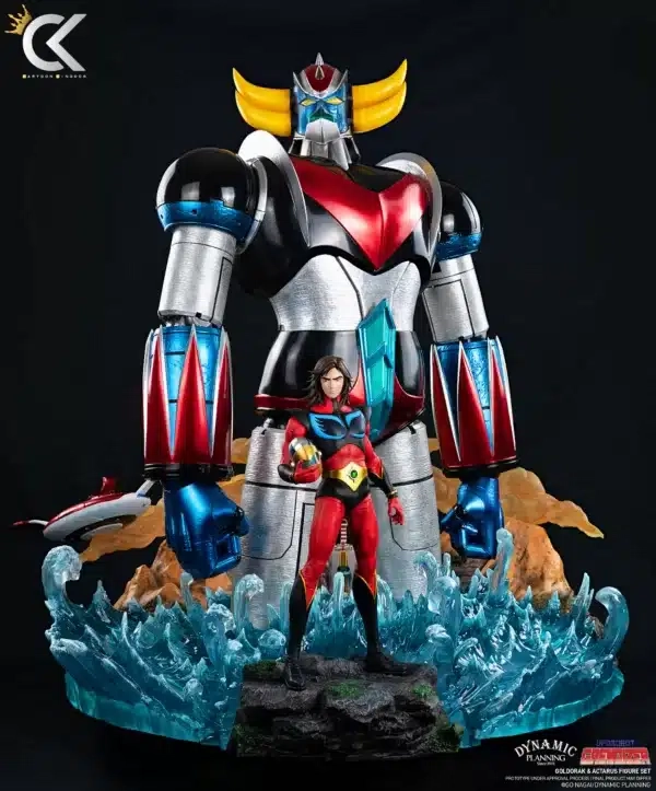 Goldorak & Actarus 1/6 – Cartoon Kingdom – Statue Résine Ultra Rare 99 Ex. - Image 2
