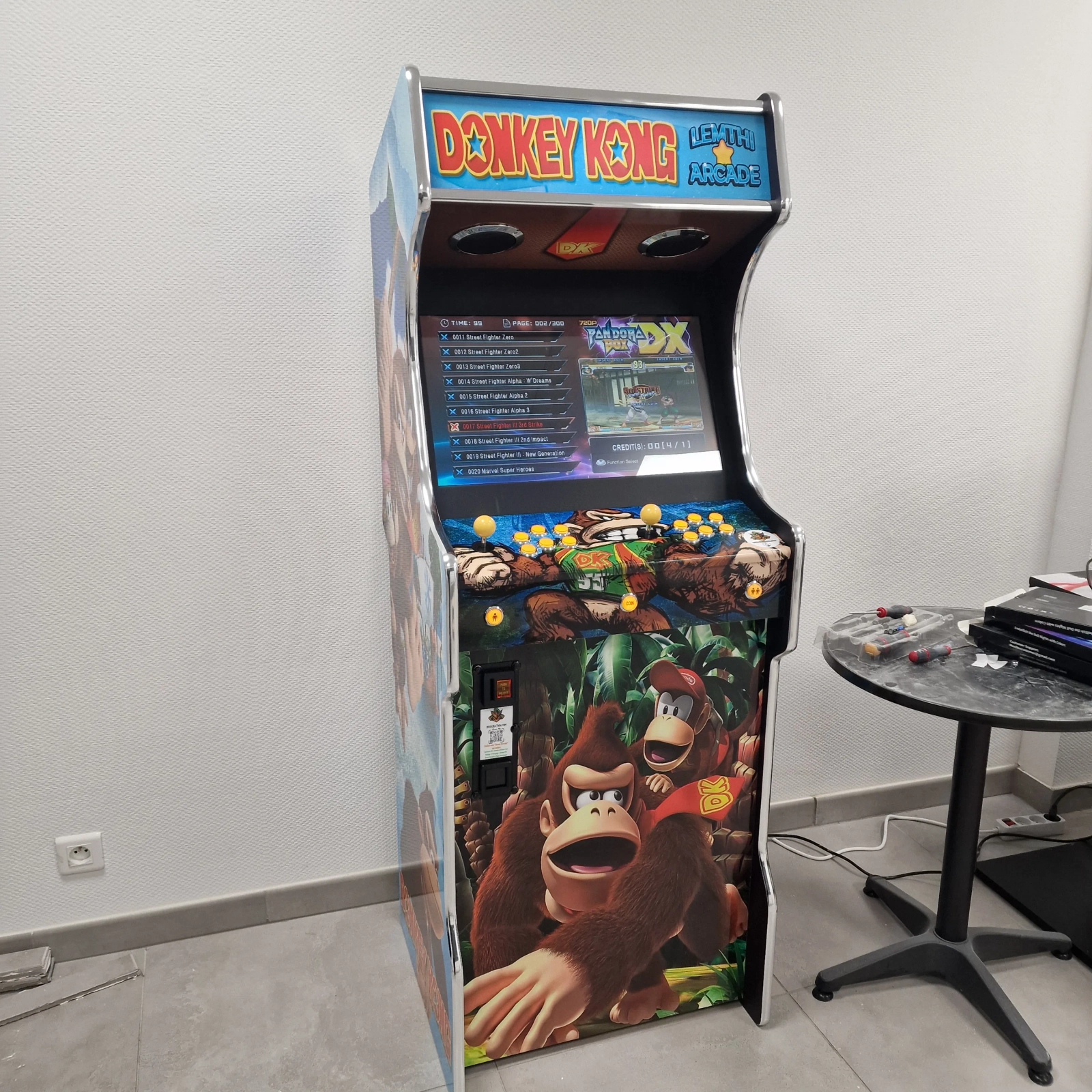 Borne d’arcade Donkey Kong – Création sur mesure
